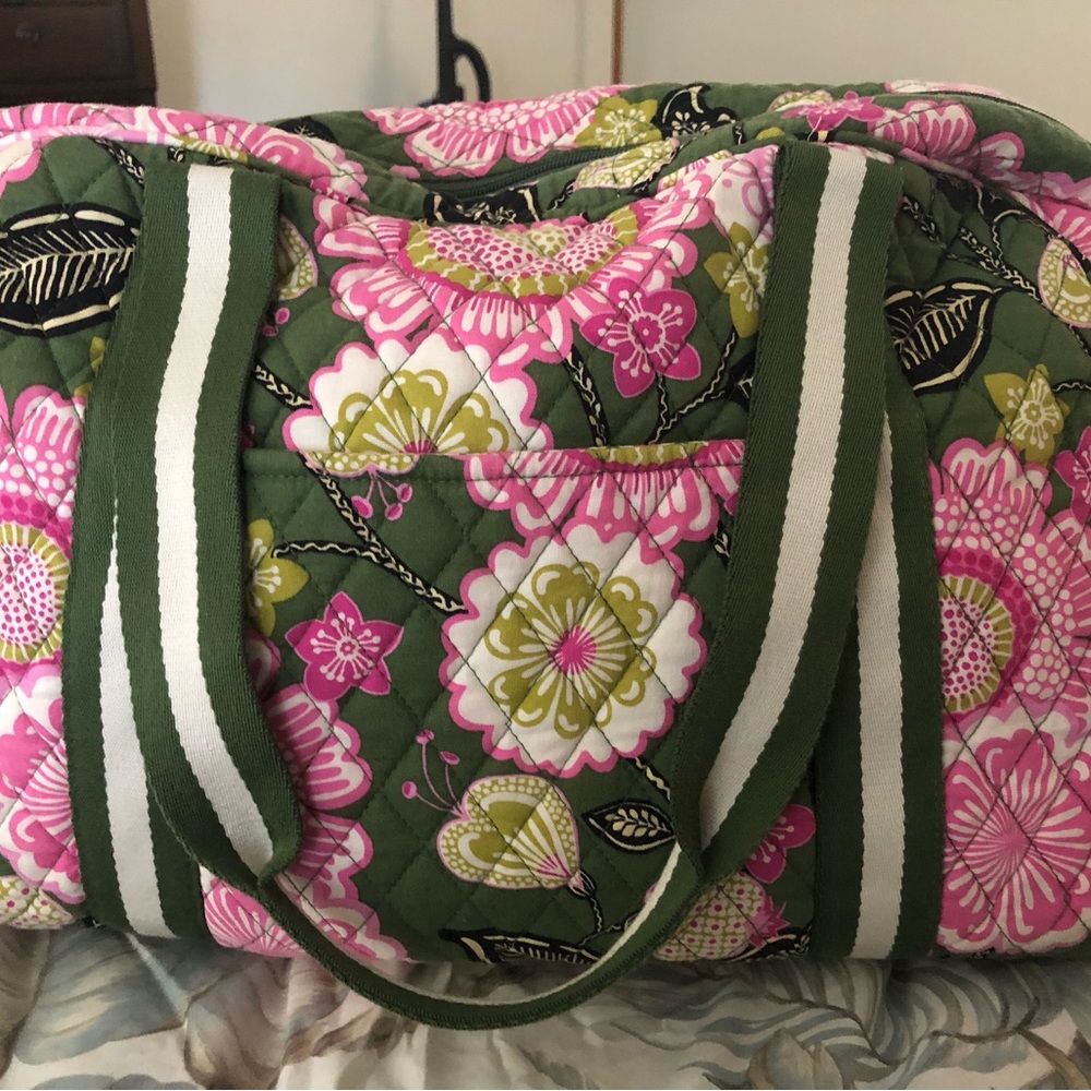 Vera Bradley Retired Olivia Pink Sports Duffle Bag
